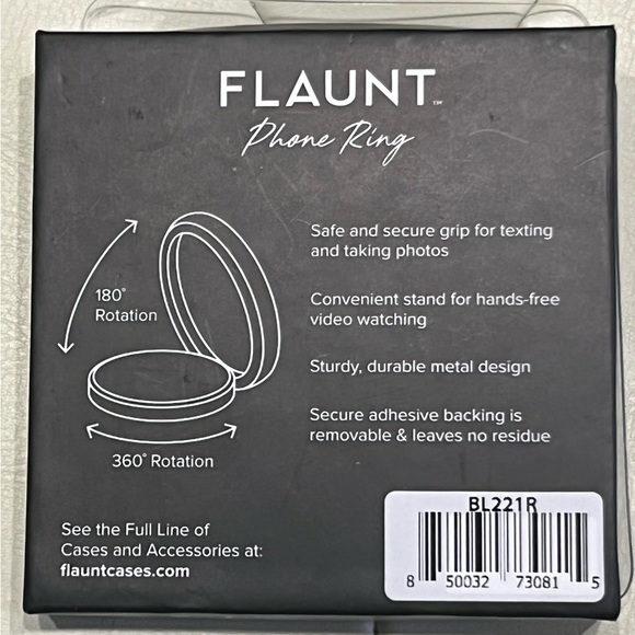 FLAUNT Phone Ring - Phone Grip & Stand - Picture 2 of 3